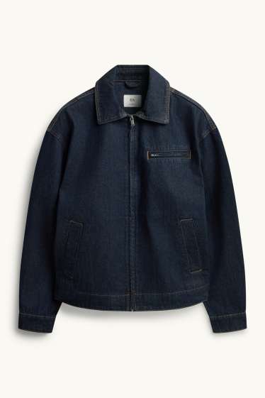Herren - Jeansjacke - dunkeljeansblau