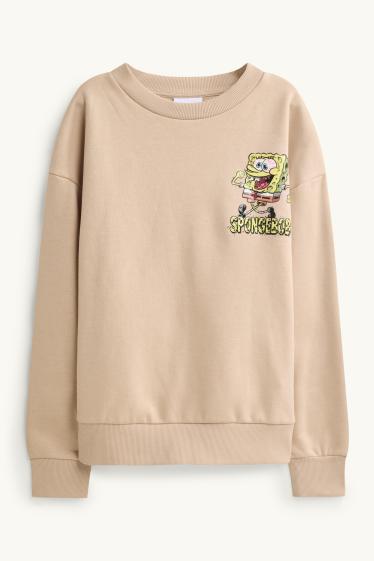 Nen - Bob Esponja - dessuadora - beix