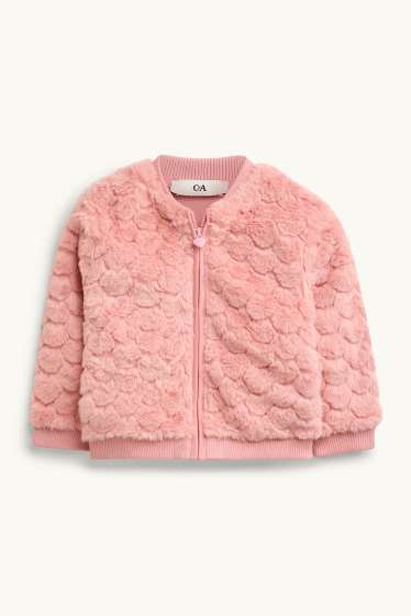 Nena - Cor - caçadora de pèl sintètic - rosa