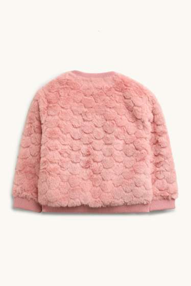 Nena - Cor - caçadora de pèl sintètic - rosa