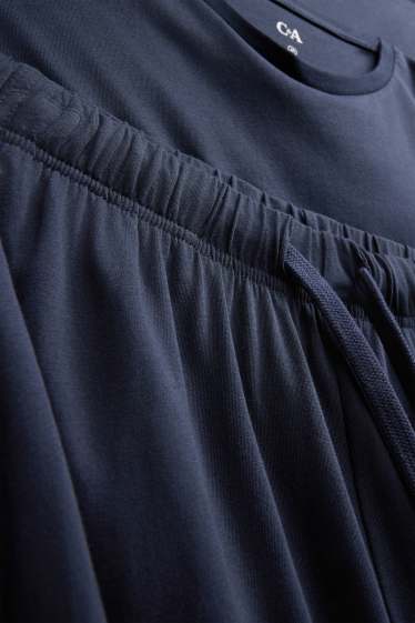 Herren - Pyjama - dunkelblau
