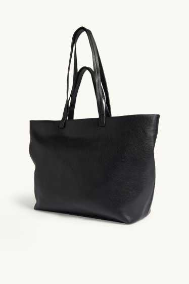 Donna - Shopper grande - similpelle - nero