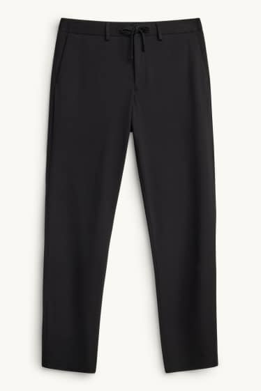 Men - Mix & match suit trousers - slim fit - stretch - black