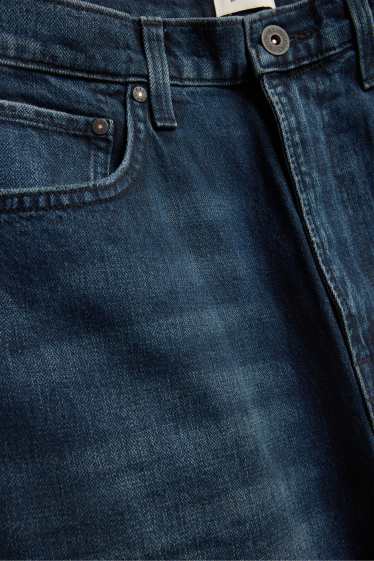 Men - Barrel jeans - denim-dark blue