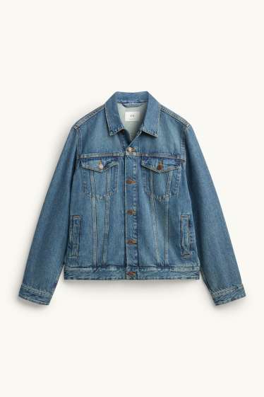 Herren - Jeansjacke - jeansblau
