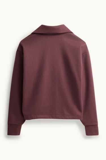 Damen - Sweatshirt - bordeaux