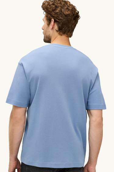 Herren - T-Shirt - Relaxed Fit - blau