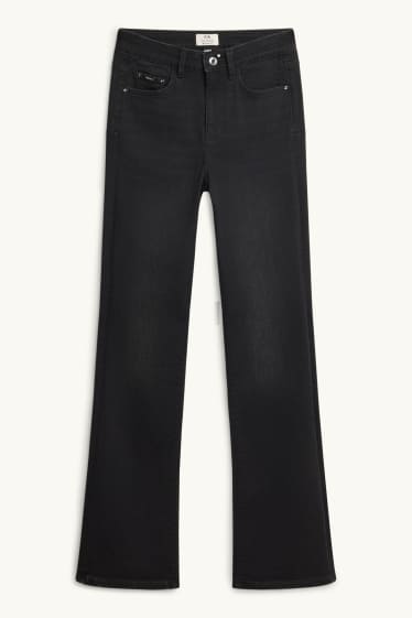 Femmes - Bootcut Jeans - mid waist - jean galbant - LYCRA® - noir