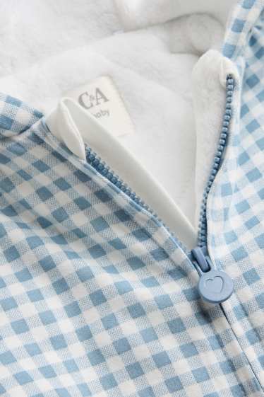 Baby Boys - Baby jumpsuit - check - blue / white