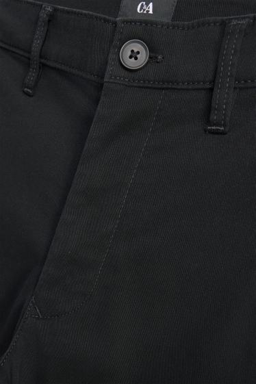 Herren - Chino - Slim Fit - schwarz