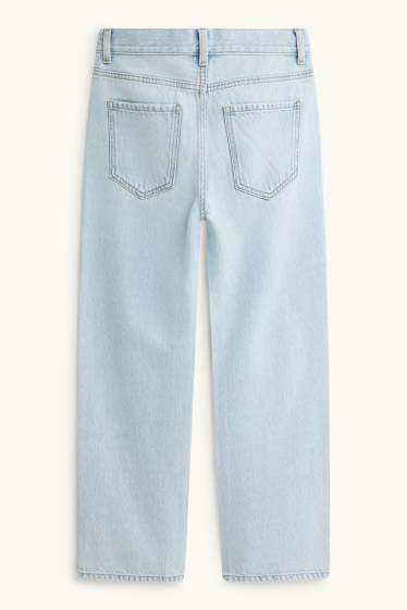 Kinder Buben - Loose Fit Jeans - helljeansblau