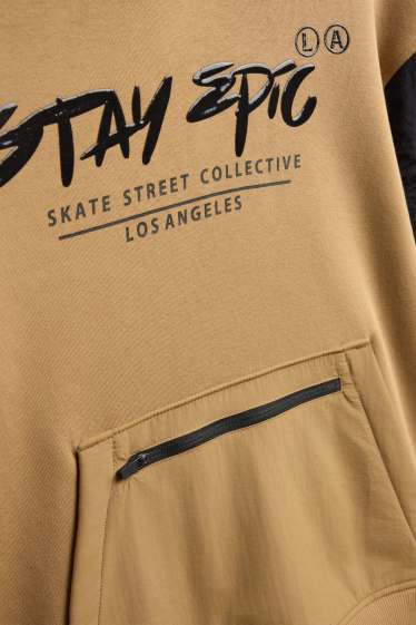 Children Boys - Hoodie - Caramel