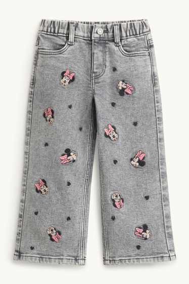 Kinderen: meisjes - Minnie Mouse - regular jeans - jeanslichtgrijs