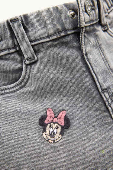 Kinderen: meisjes - Minnie Mouse - regular jeans - jeanslichtgrijs