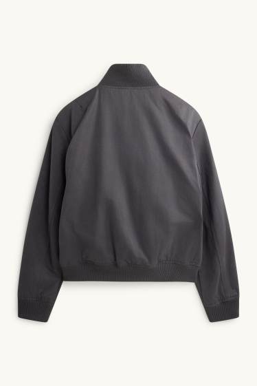 Hommes - Blouson - doublé - gris anthracite