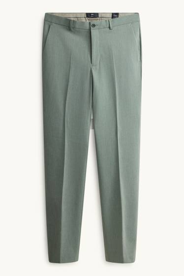 Bărbați - Pantaloni modulari - slim fit - Flex - verde deschis