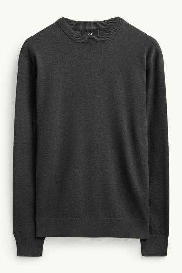 Uomo - Maglione - grigio scuro