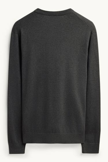 Uomo - Maglione - grigio scuro