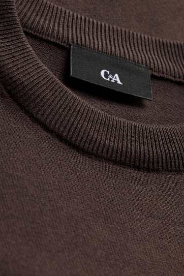 Hommes - Pull - marron foncé