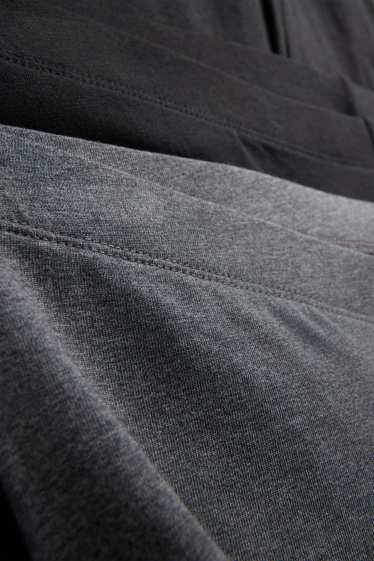 Women - Multipack of 2 - leggings - dark gray melange