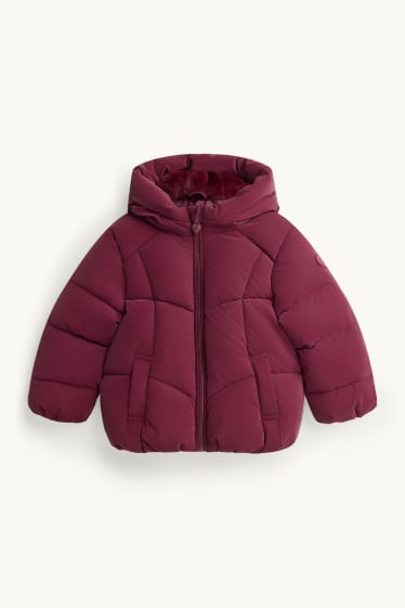 Kinder Mädchen - Steppjacke - bordeaux