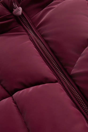 Kinder Mädchen - Steppjacke - bordeaux