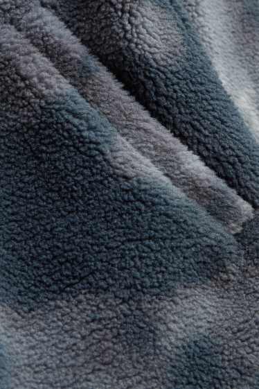 Bambini - Giacca con cappuccio - foderata - blu scuro / grigio