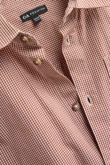 Nen - Camisa - de quadres - vermell/blanc