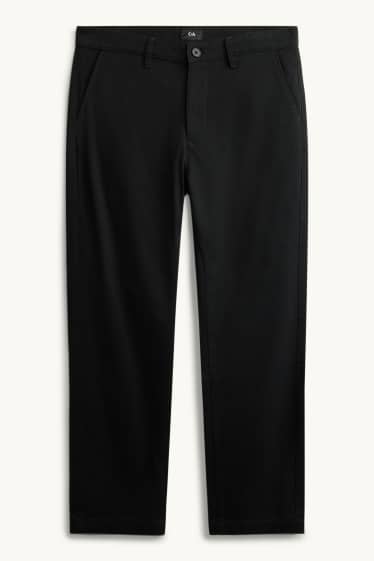 Bărbați - Chino - regular fit - negru