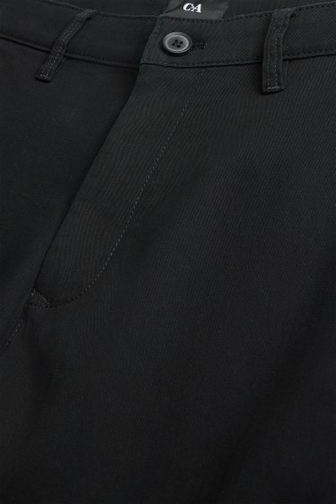 Bărbați - Chino - regular fit - negru