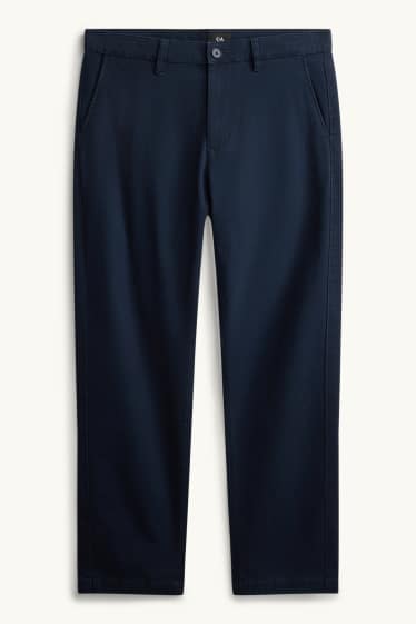 Bărbați - Chino - regular fit - albastru închis