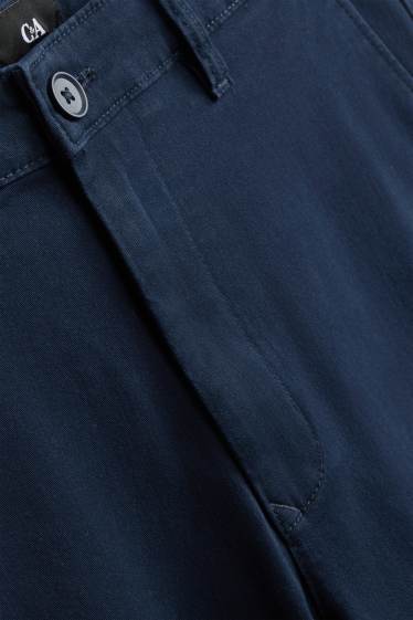 Bărbați - Chino - regular fit - albastru închis