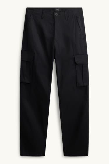 Hommes - Pantalon cargo - noir