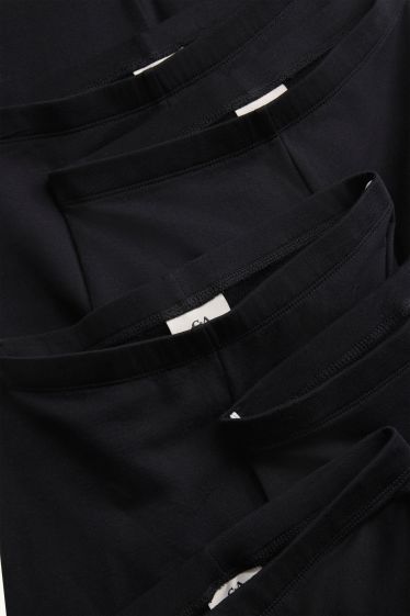 Enfants filles - Lot de 5 - leggings - noir