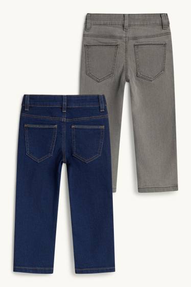 Copii - Băieți - Multipack 2 perechi - straight jeans - denim-albastru