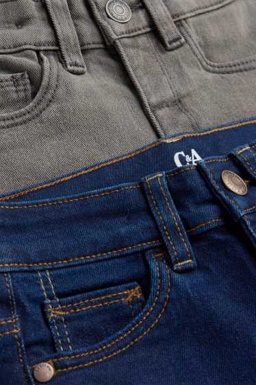 Copii - Băieți - Multipack 2 perechi - straight jeans - denim-albastru