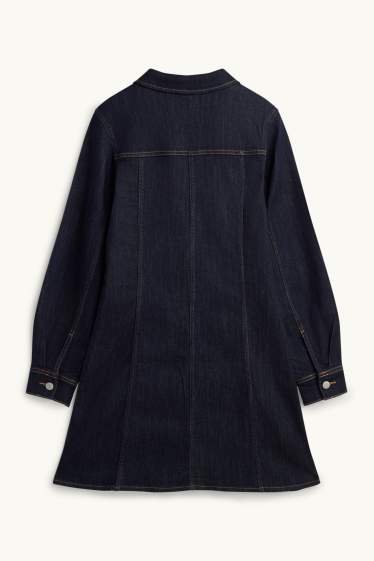 Dona - Vestit camiser texà - texà blau fosc