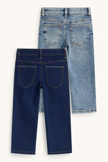Nen - Paquet de 2 - Straight jeans - texà blau