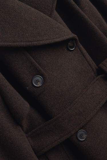 Donna - Trench - marrone scuro