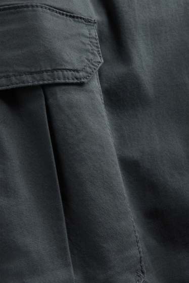Hommes - Pantalon cargo - gris foncé