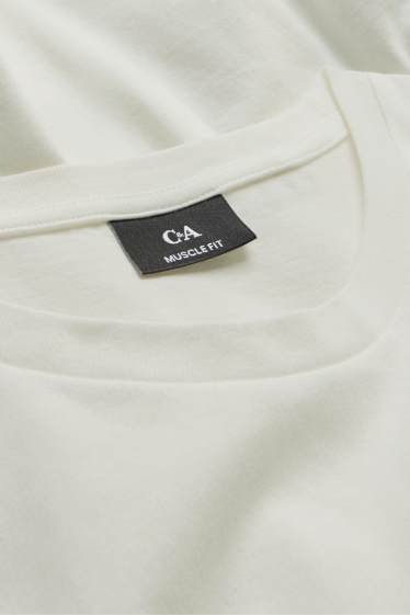 Bărbați - Tricou - regular fit - alb