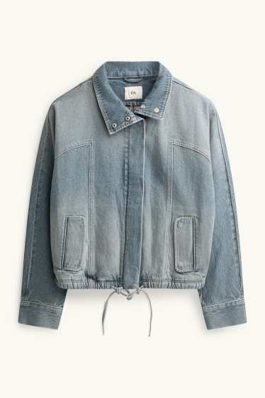 Women - Denim jacket - blue denim