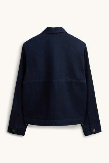 Heren - Spijkerjasje - jeansdonkerblauw