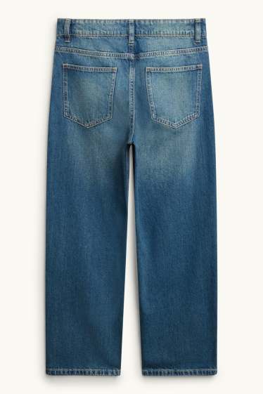 Copii - Băieți - Loose fit jeans - denim-albastru