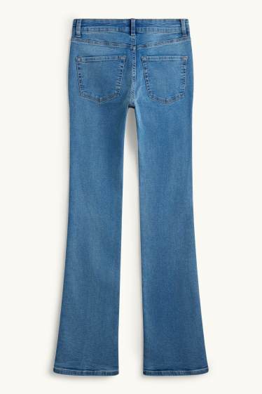Femmes - Bootcut jean - mid waist - jean bleu
