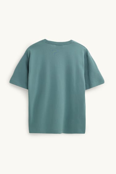 Uomo - T-shirt - relaxed fit - verde
