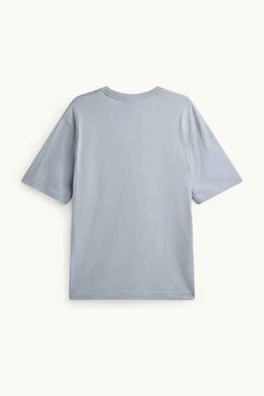 Hommes - T-shirt - relaxed fit - gris