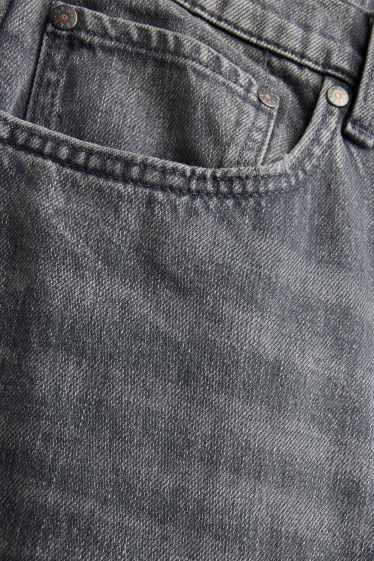 Men - Barrel jeans - denim-gray