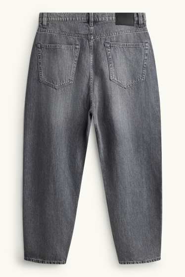 Men - Barrel jeans - denim-gray
