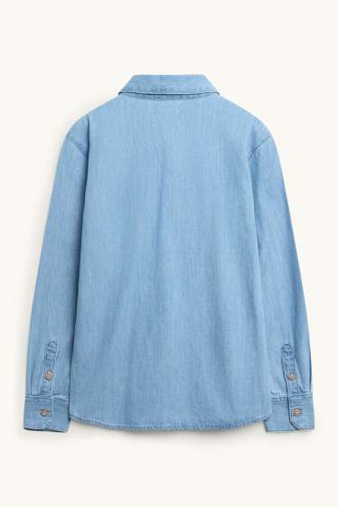 Enfants garçons - Chemise en jean - jean bleu clair